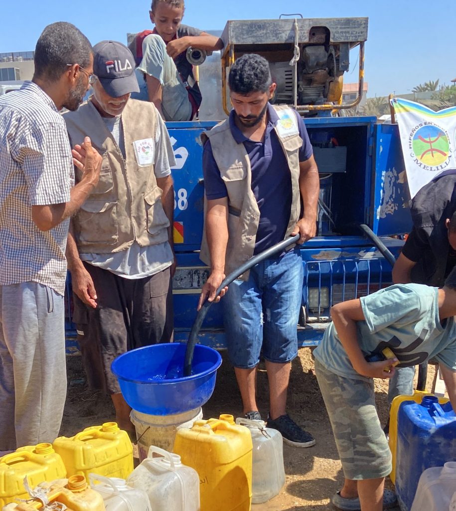 Providing clean water for displaced people 4-9-2025 – Aid For Gaza